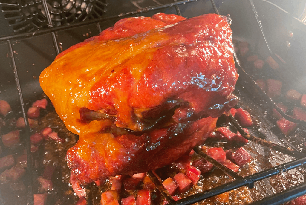 Balsamic & Dijon Mustard Glazed Ham