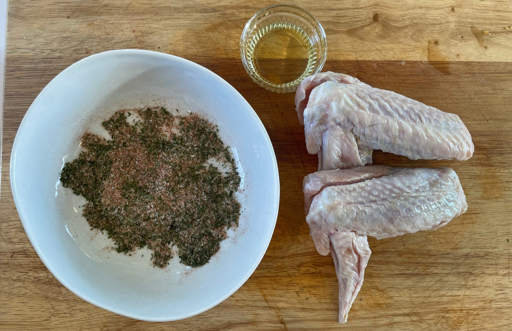 Lean & Healthy Baked Turkey Wings