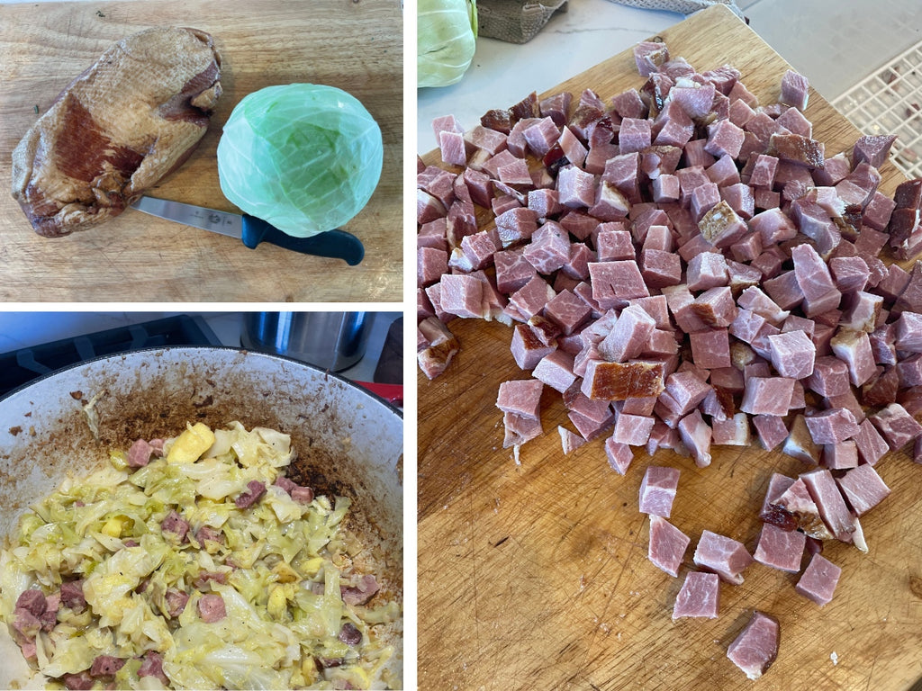 St. Patrick’s Day Easy Ham & Cabbage