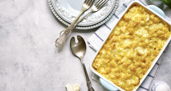 Oven Fried Chicken and Mac and Cheese