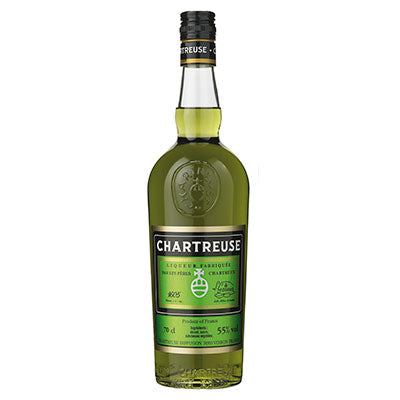 Chartreuse Verte 37,5cl. Chartreuse Diffusion, Voiron, Frankrig
