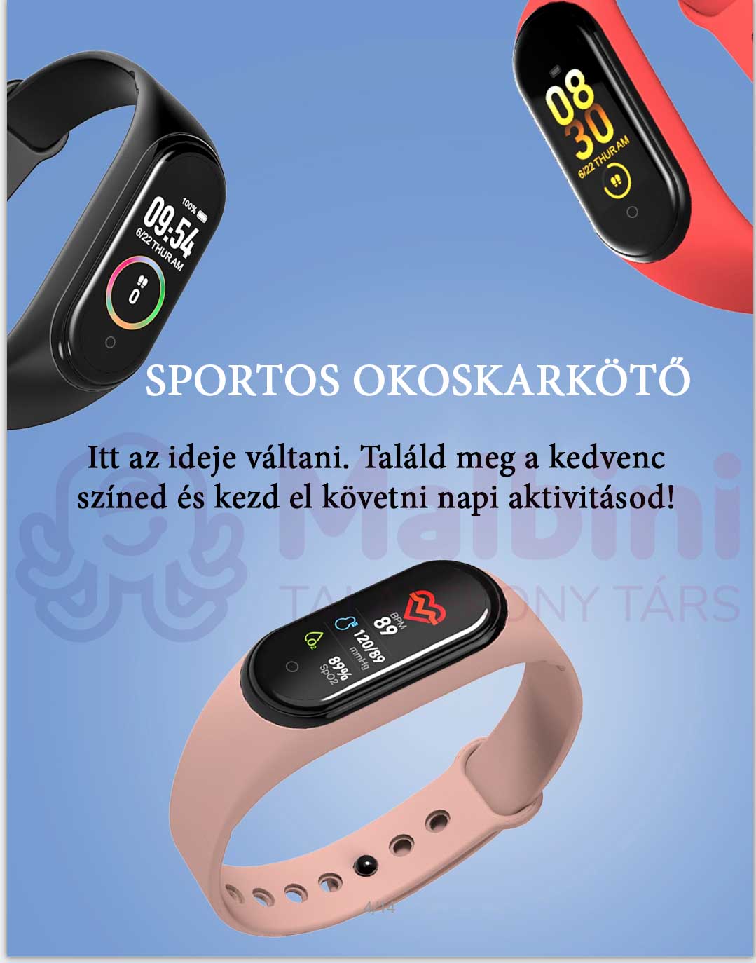 WayGo Free sport mód okoskarkötő