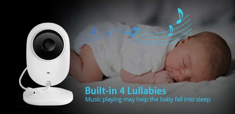 KidSafe Multi Pro bébiőr altatódal funkció