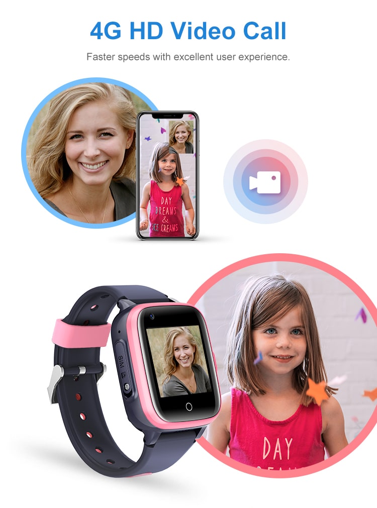 KidSafe Prime 4G HD minőségű videóhívás funkció