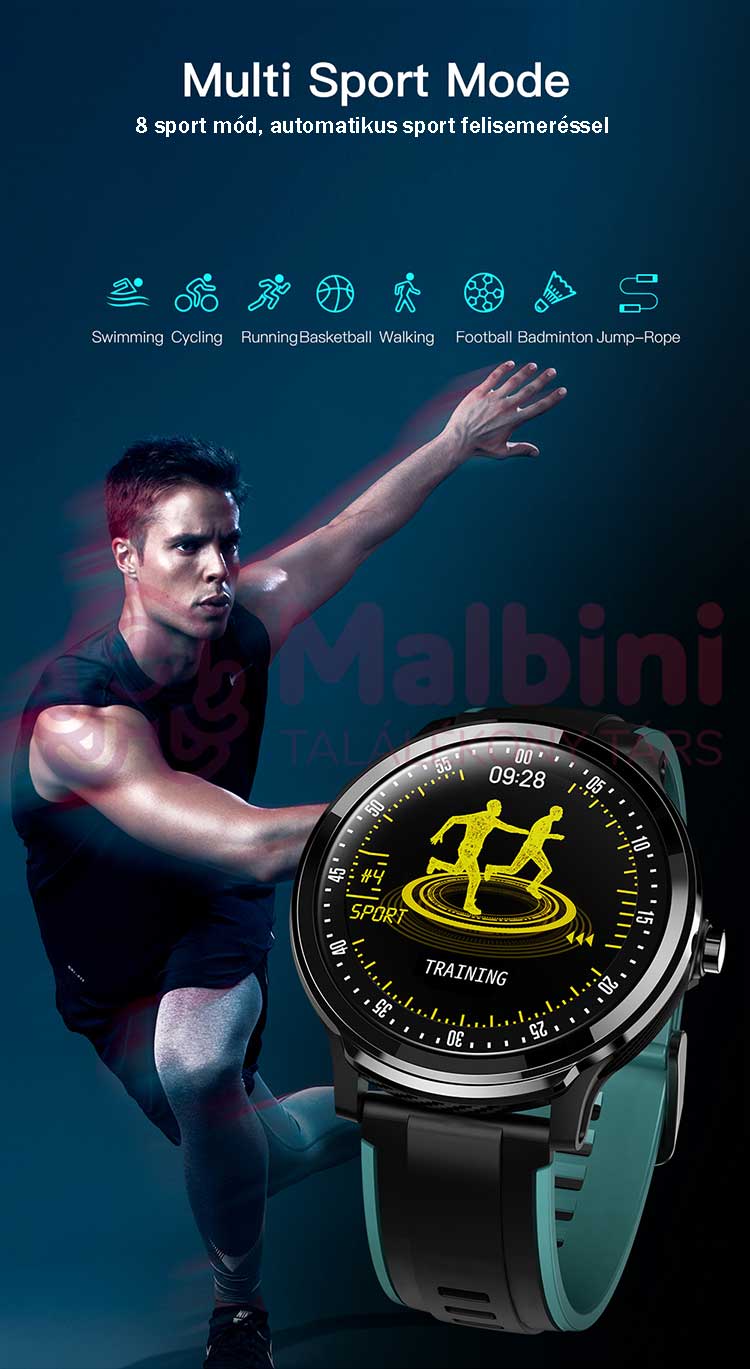 Maxim Alteron sport okosóra, vérnyomásmérő, pulzusmérő - sport módok
