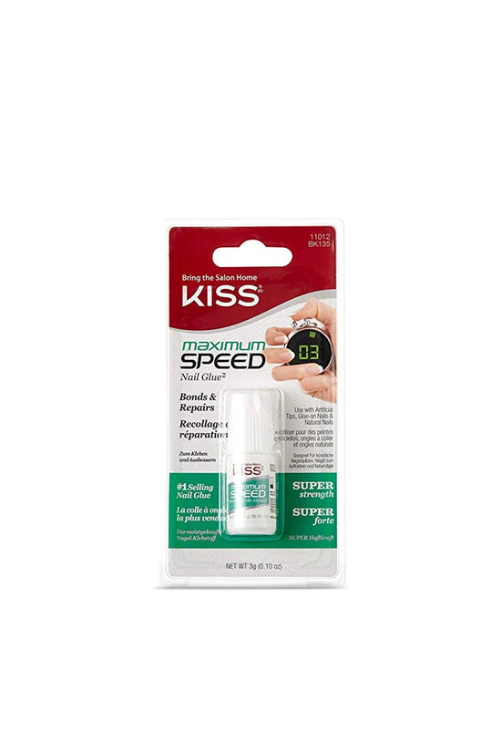 Kiss Products Maximum Speed Nail Glue, 0.1 Ounce Ingredients and Reviews