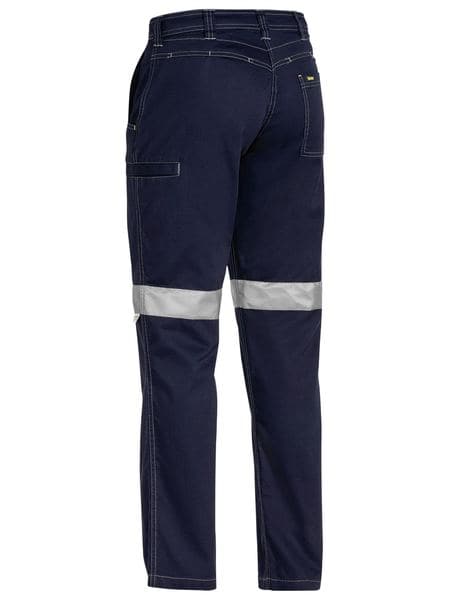 Women's Taped Maternity Drill Work Pants Navy Size 8