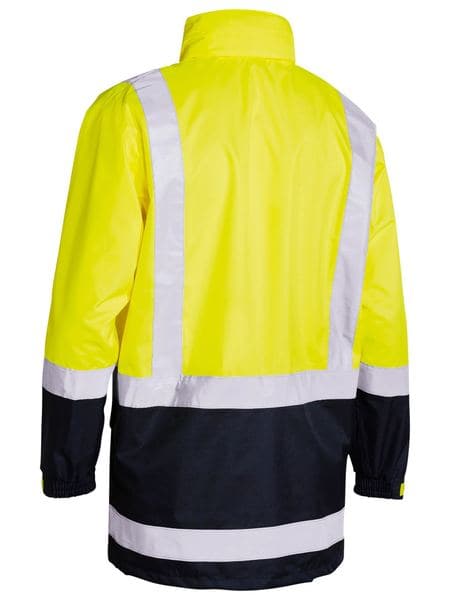 Bisley Women's H Taped Two Tone Hi Vis Rain Jacket - (BJL6966T