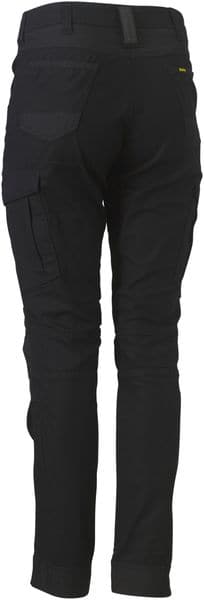 Bisley Ladies Mid-Rise Stretch Cotton Drill Cargo Pants Womens