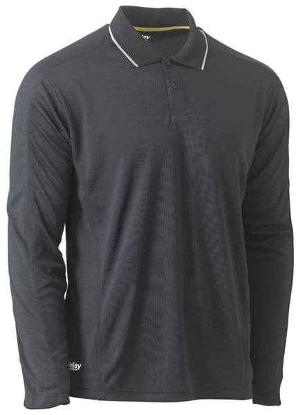 Bisley Cool Mesh Polo Shirt With Reflective Piping (BK6425)
