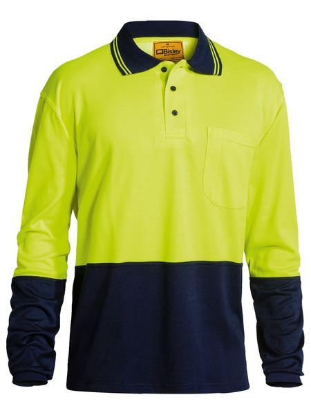 Bisley Ladies 2 Tone 3M Lightweight Hi Vis Shirt in Pink/Navy (BL6896)