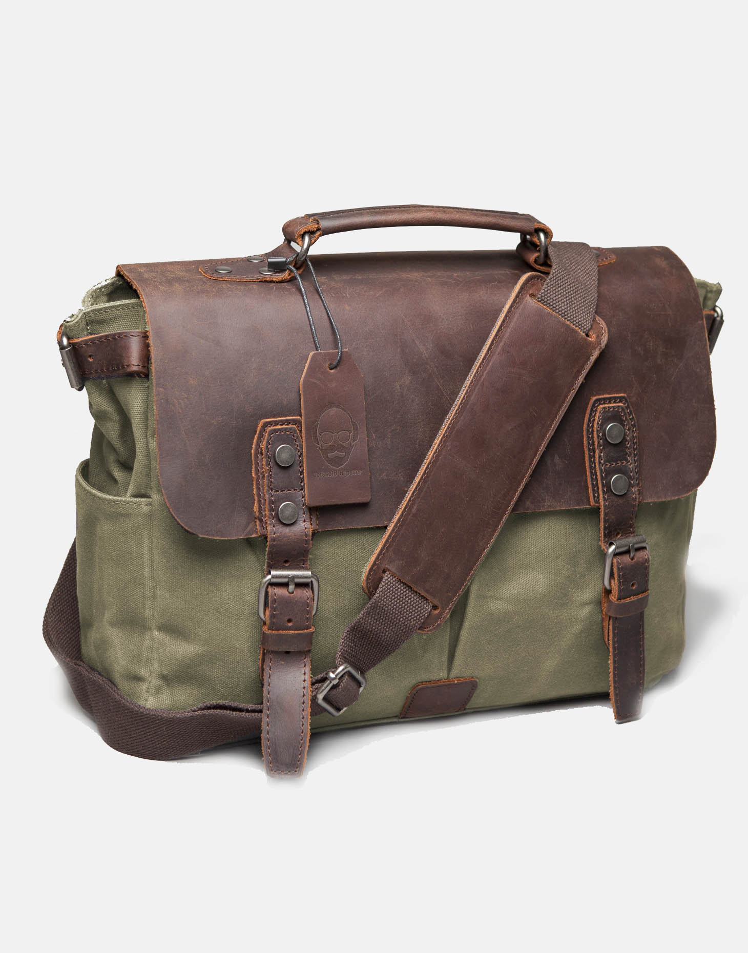 Best Waxed Canvas Leather Bag | Paul Smith