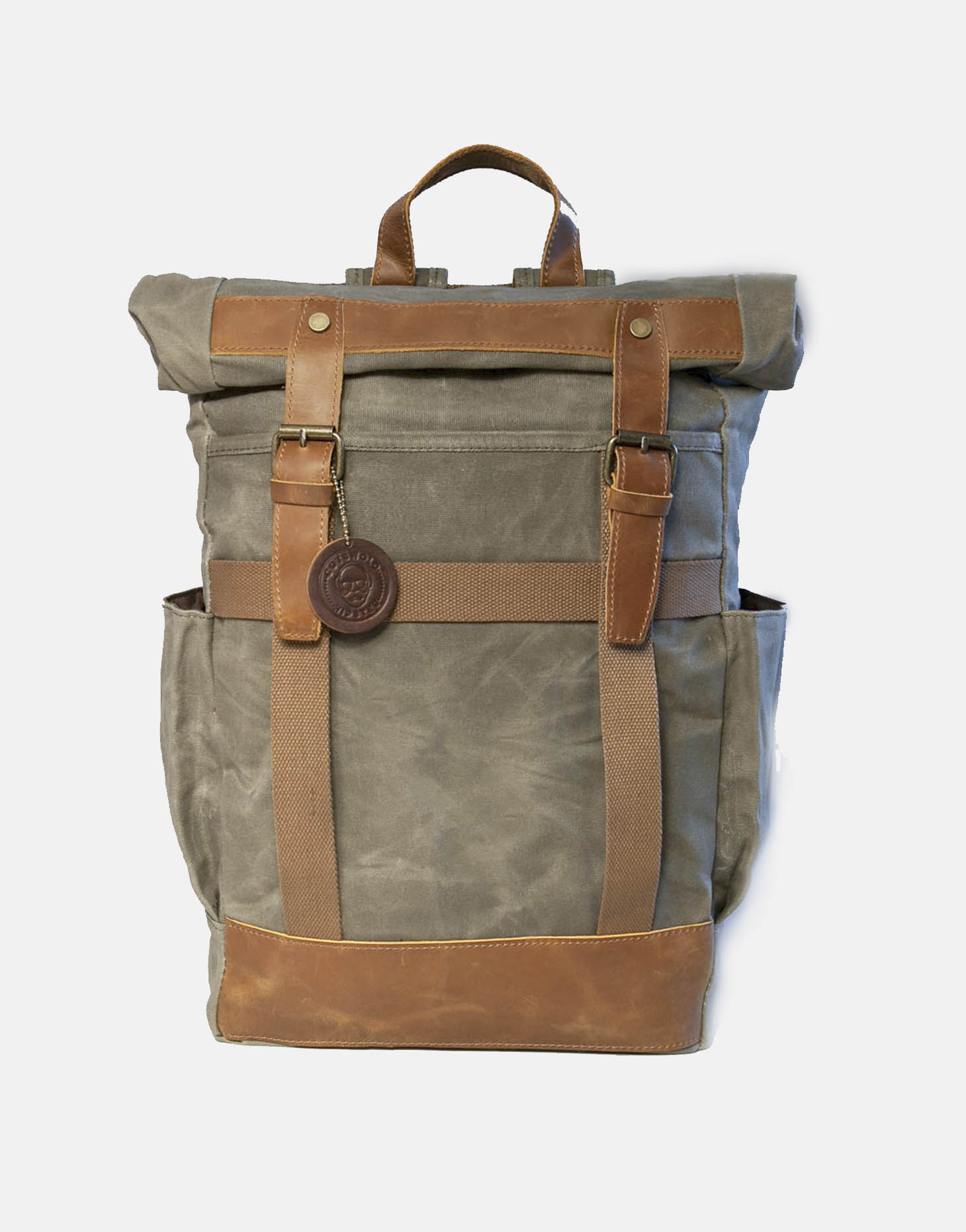 The Moreton XL Waxed Canvas Roll Top Backpack – Cotswold Hipster