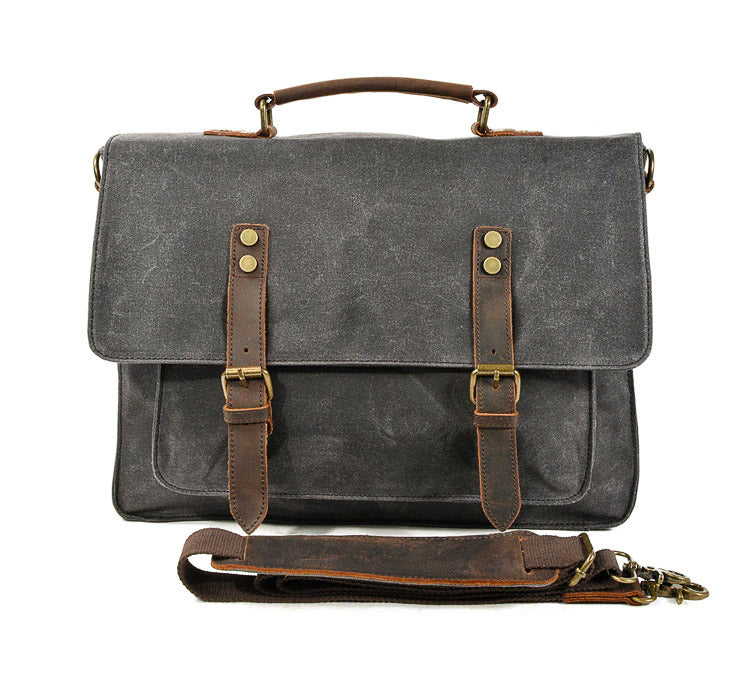 The Windrush Waxed Canvas and leather Messenger Bag (2019) – Cotswold Hipster