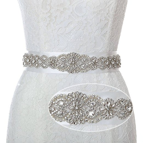  Bridal  Crystal Rhinestone Belts  Dress Sash Wedding  