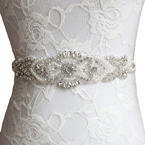 Women S Rhinestones Bridesmaid Dress Sash Bride Wedding Dress Belt