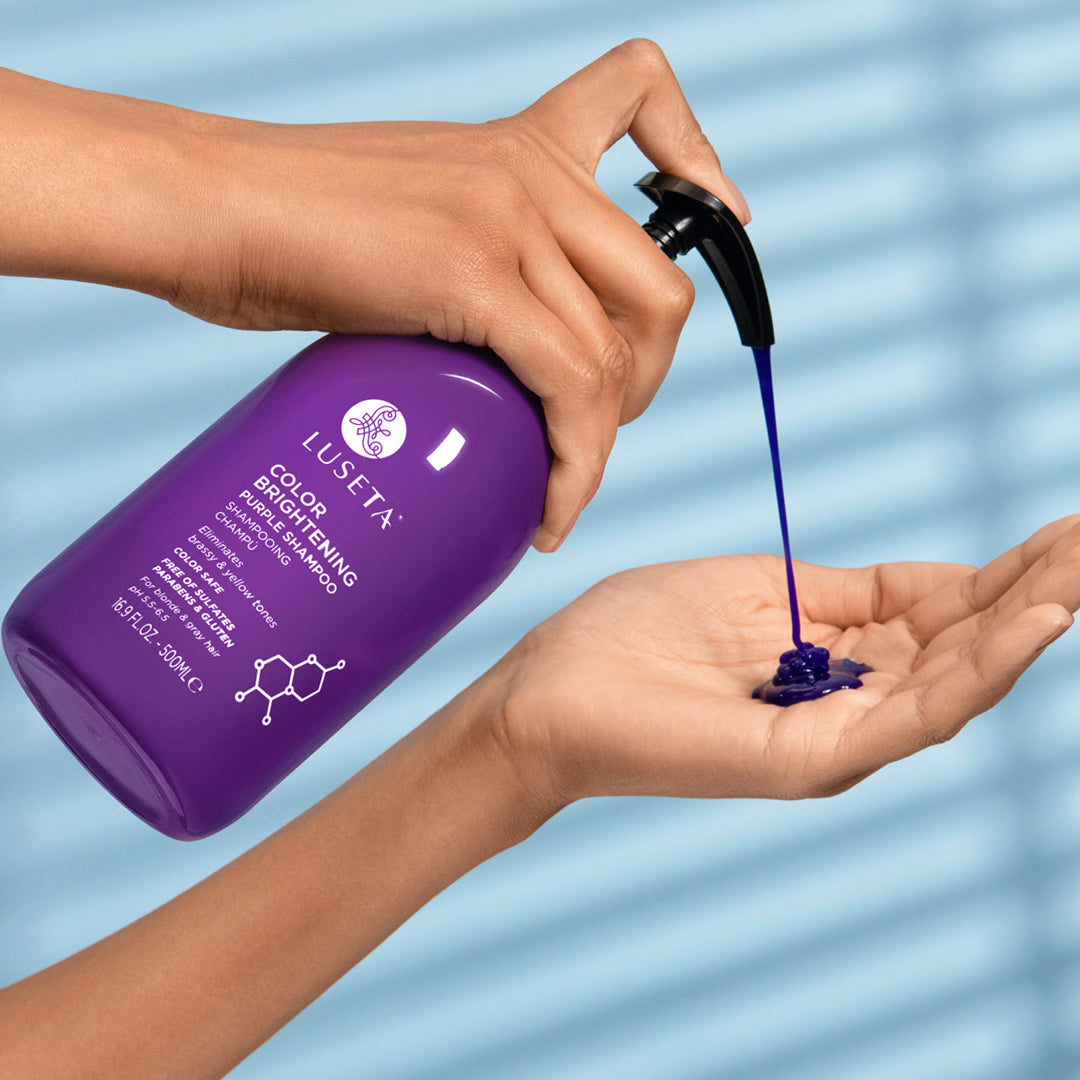 Color Brightening Purple Shampoo Luseta