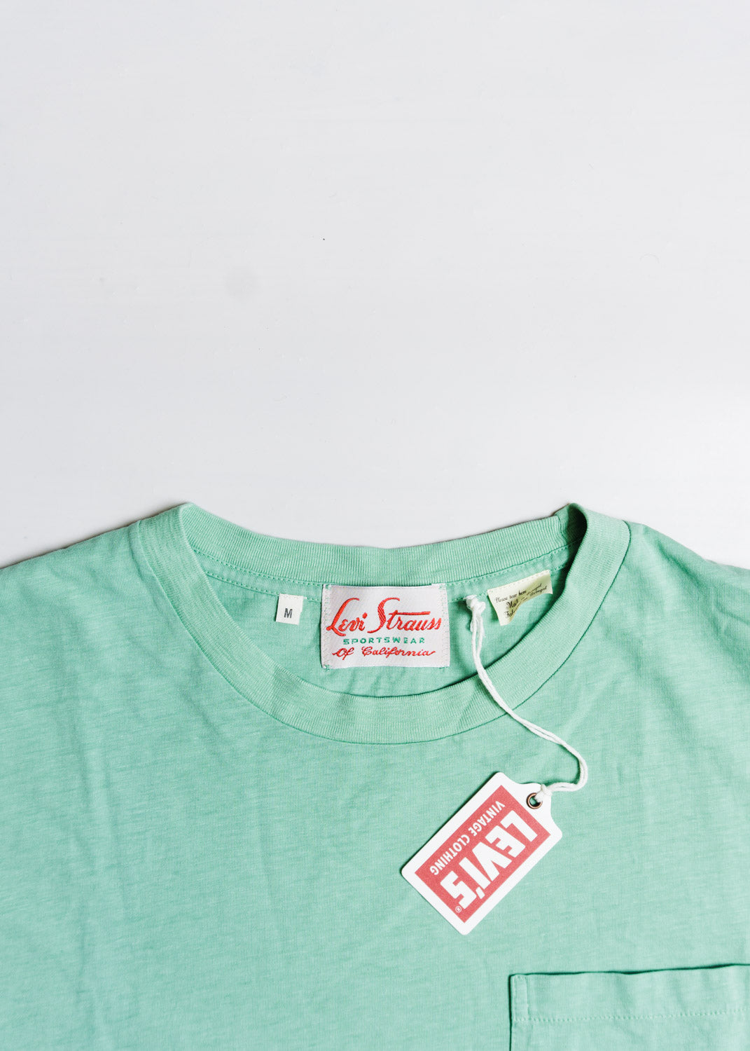 mint green levis