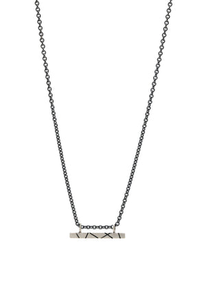 Intersecting Lines Bar Necklace
