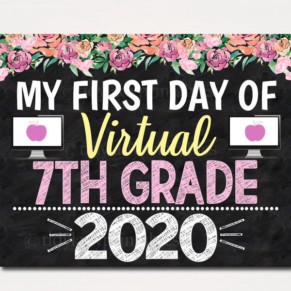 first day of virtual school