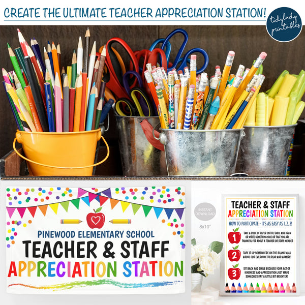 teacher appreciation station