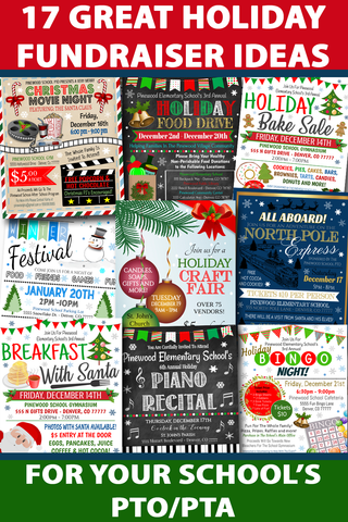Winter Clothing Drive Customizable School Holiday Event Fundraiser Template