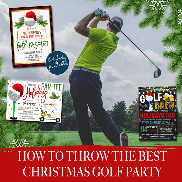 christmas golf party ideas