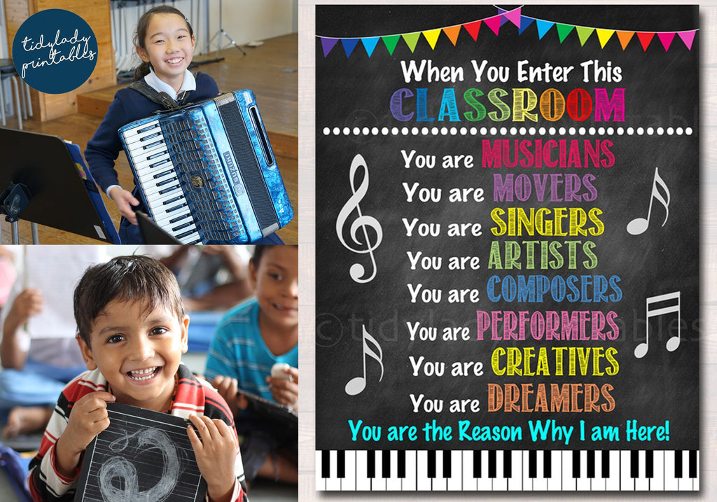 music classroom poster