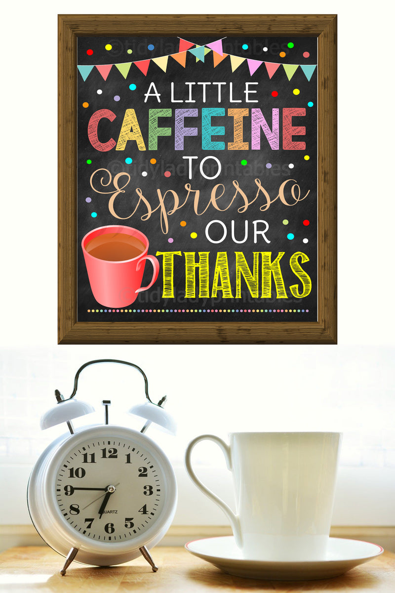 Teacher Appreciation Coffee Printables Printable Word Searches