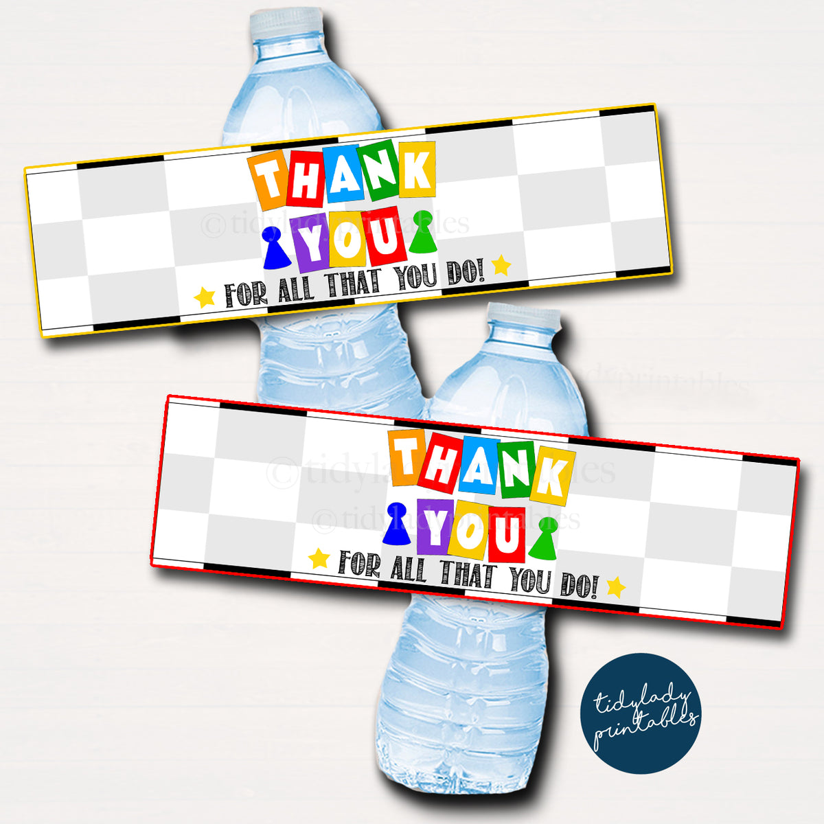 Superhero Water Bottle Labels Template