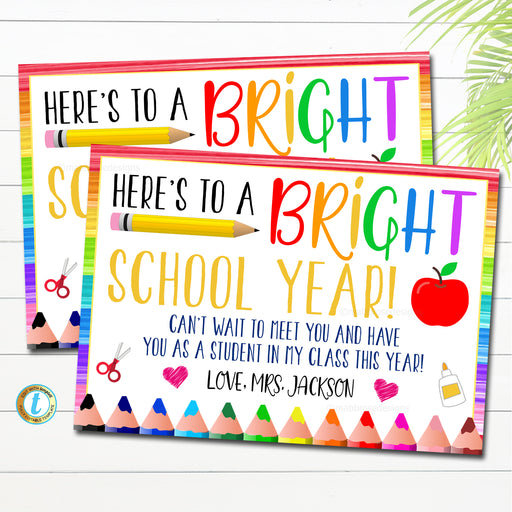 Teacher Postcards To Students | TidyLady Printables