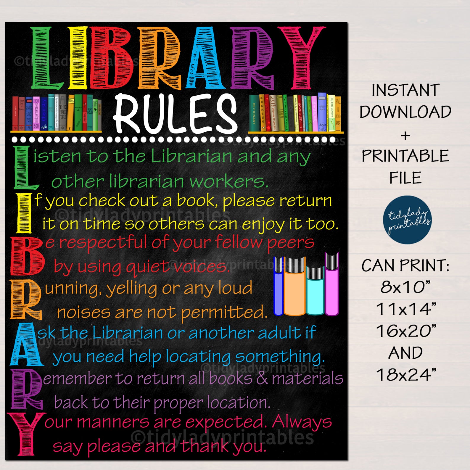 school-library-rules-printable-poster-tidylady-printables-reviews