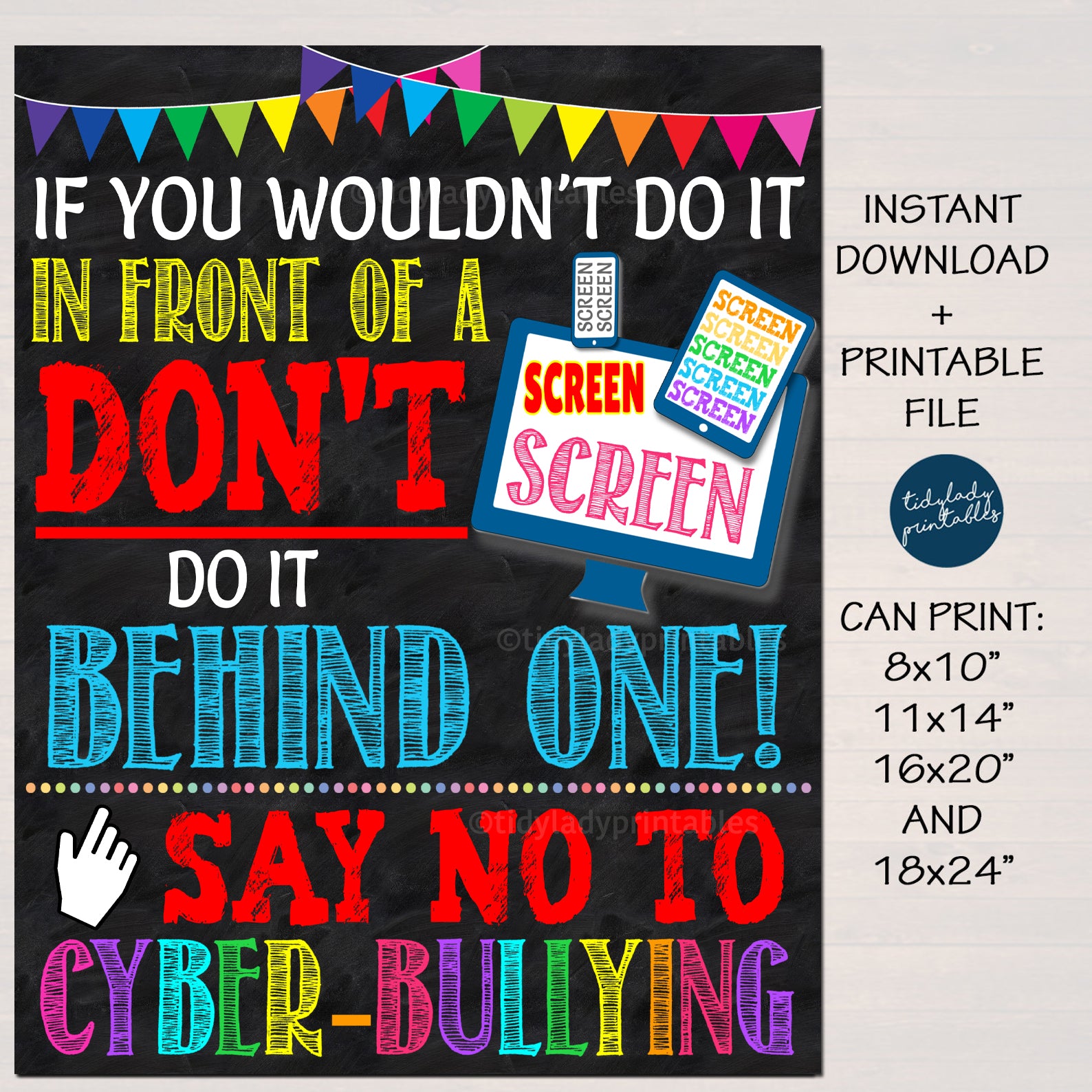 stop cyber bullying poster ideas