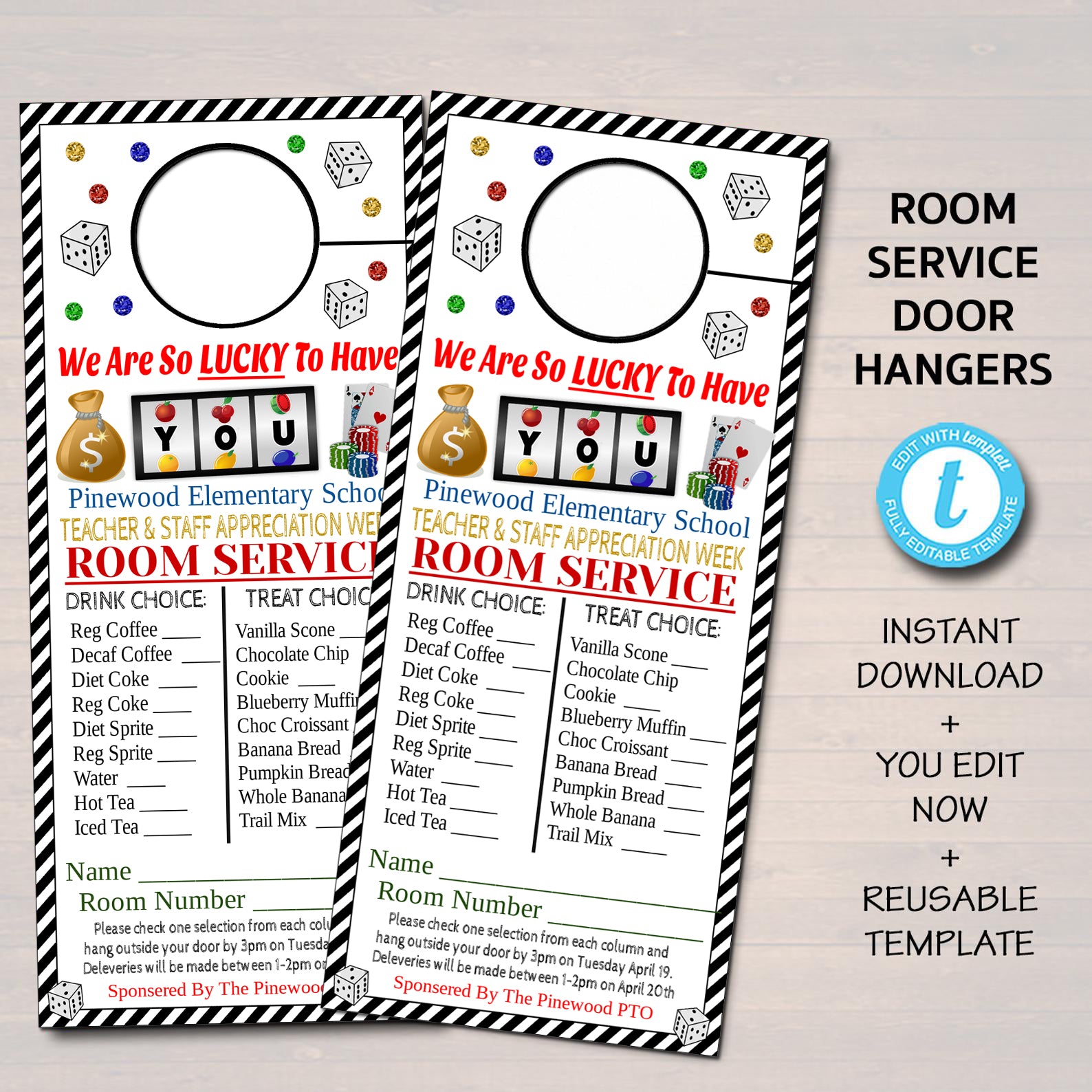 Reusable Door Hangers