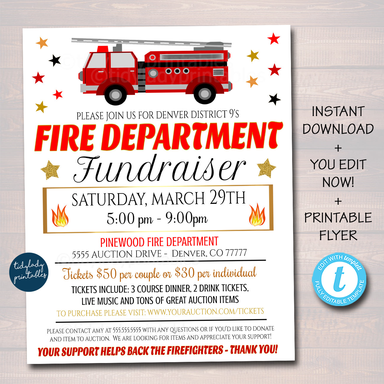 fundraising event flyer