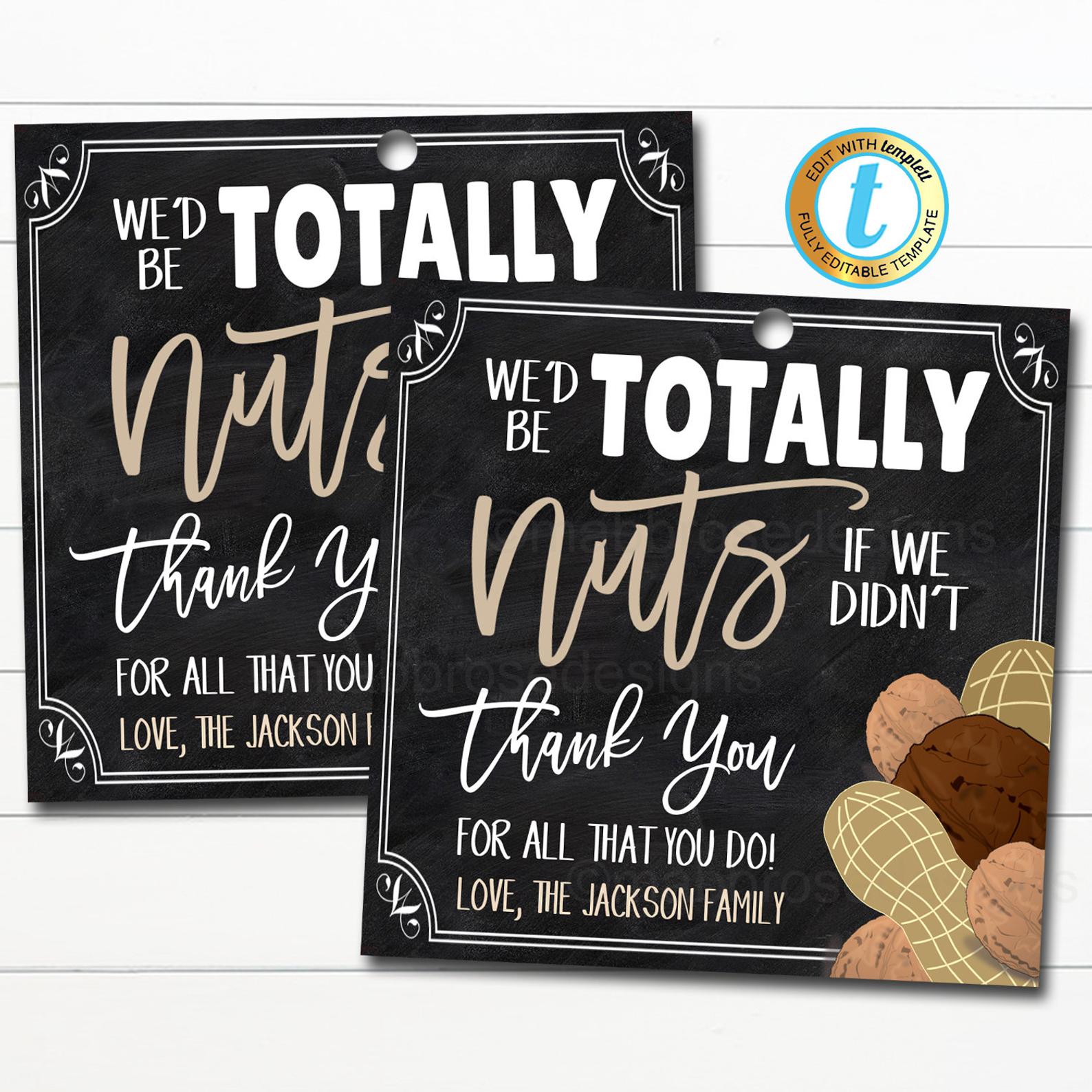 Teacher Staff Employee School Appreciation Week Gift Tag — TidyLady  Printables