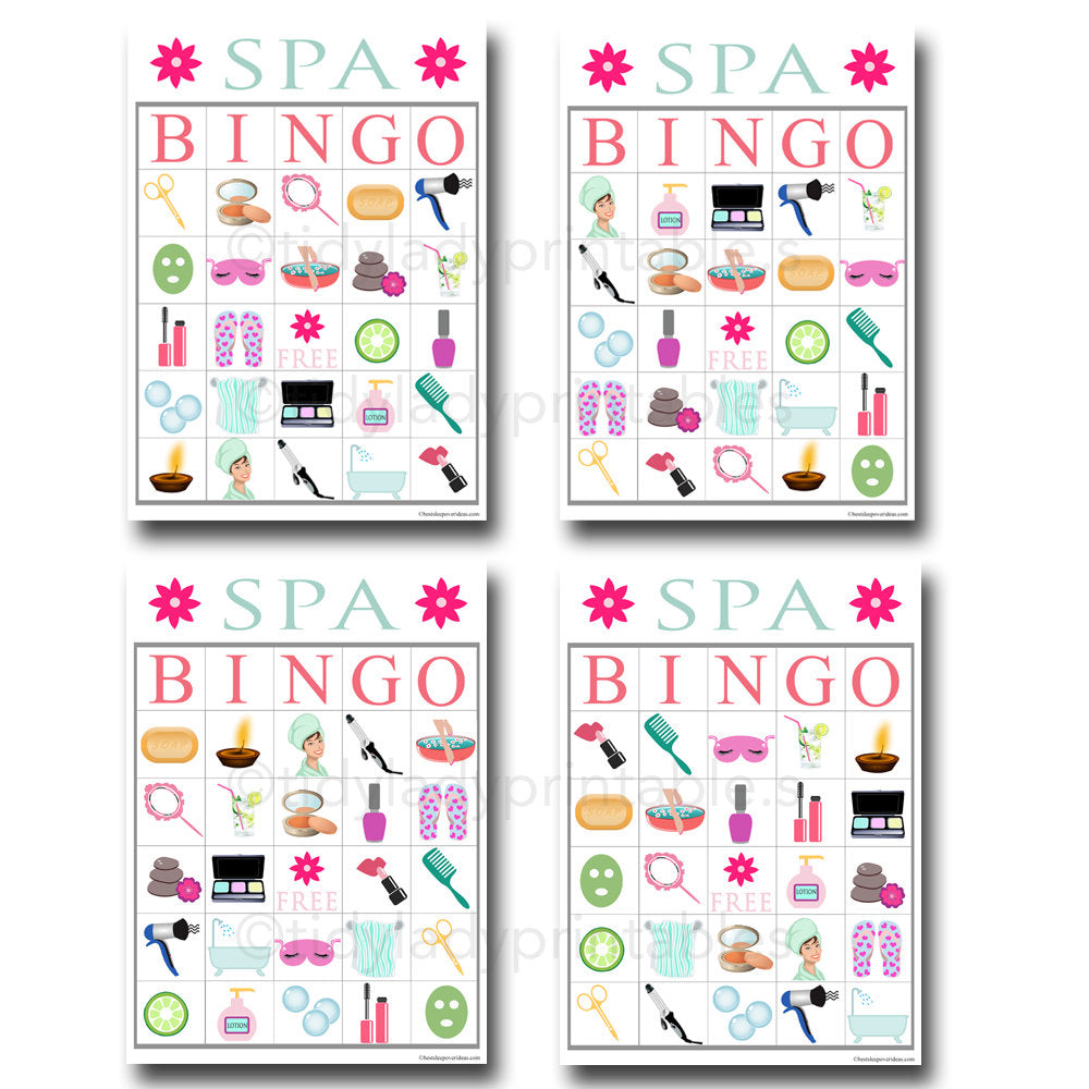 spa-bingo-printable-game-girls-party-game-spa-party-beauty-party-p