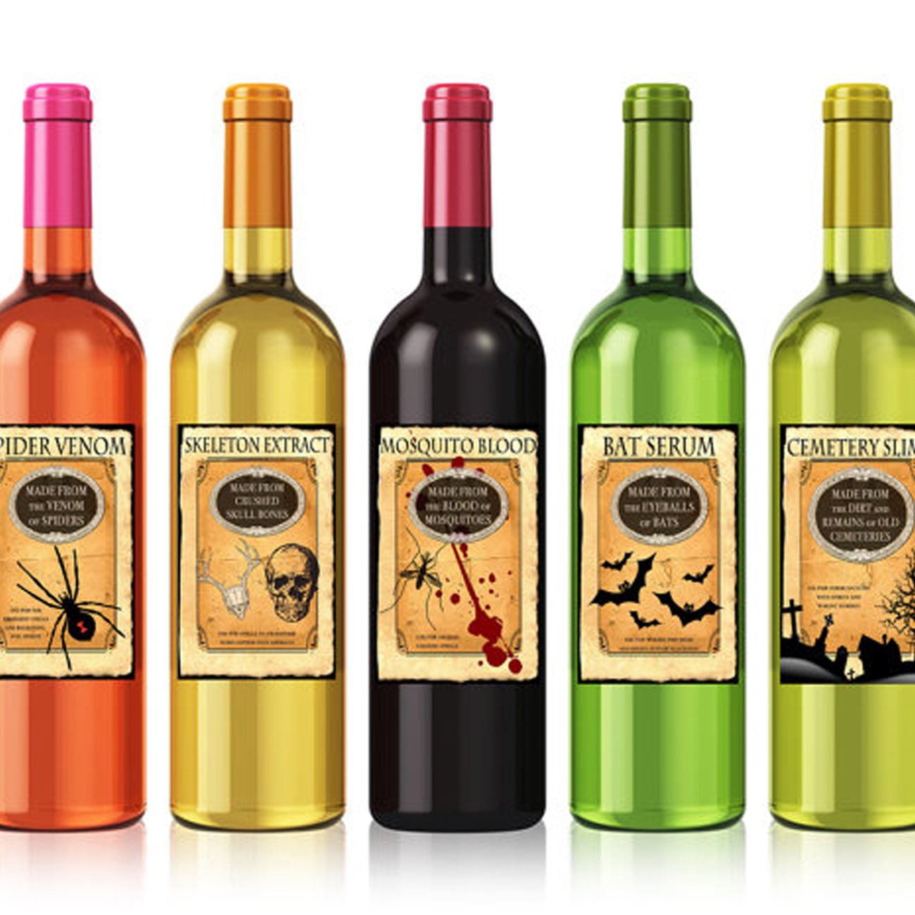 EDITABLE Apothecary Labels for Halloween Bottles