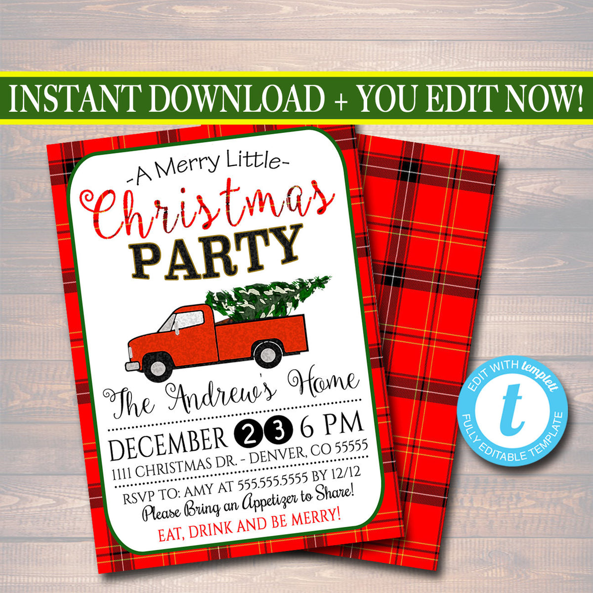 Nursing Home Holiday Party Invitations 10