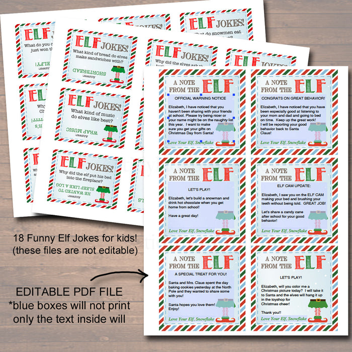 Holiday Elf Activity Set | TidyLady Printables