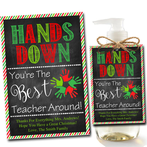 Soap Christmas Gift Tags for Teachers & Neighbors - My Beautiful Mess