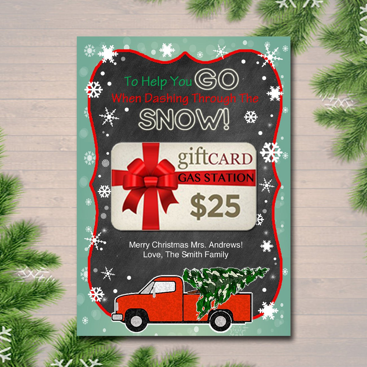 holiday gift cards gas station