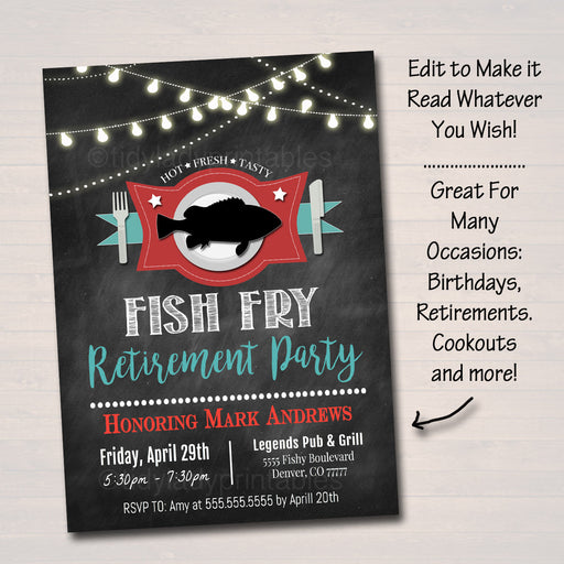 O-fish-ally Retired Invitation, Fishing Retirement Invitation, Fishing  Party Invite, Editable Retirement Party Template, Instant Download -   Canada