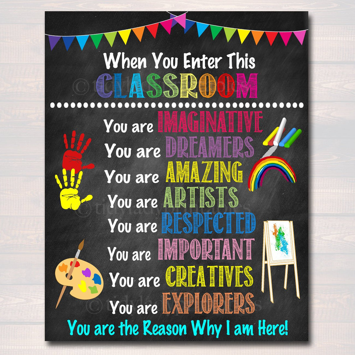 Art Teacher Classroom Rules Poster | TidyLady Printables