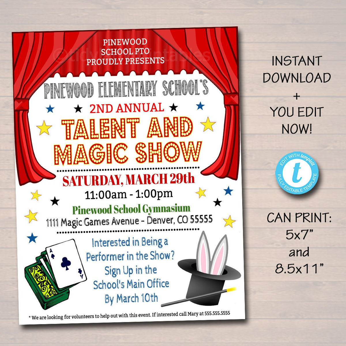 Benefit Dance Flyer Templates