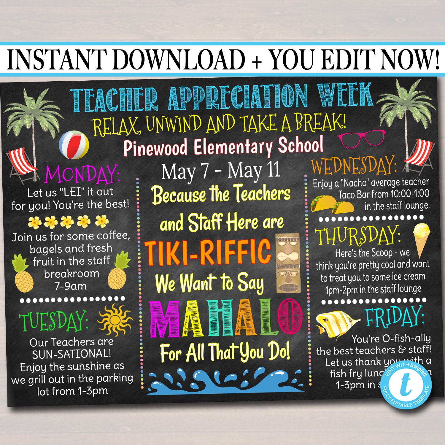 teacher appreciation week ideas themes