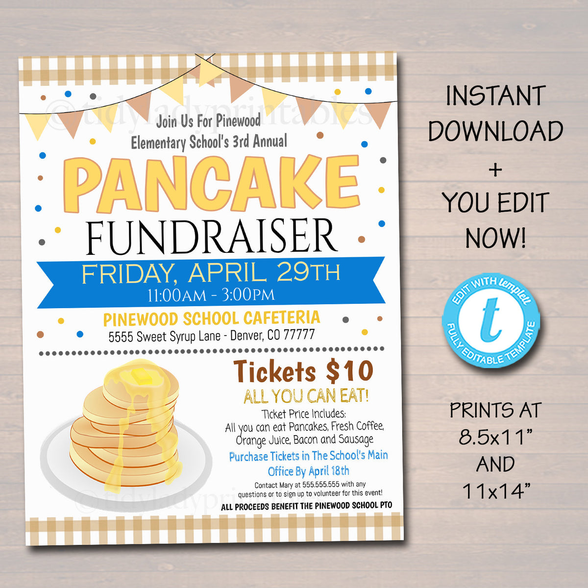 Benefit Dance Flyer Templates