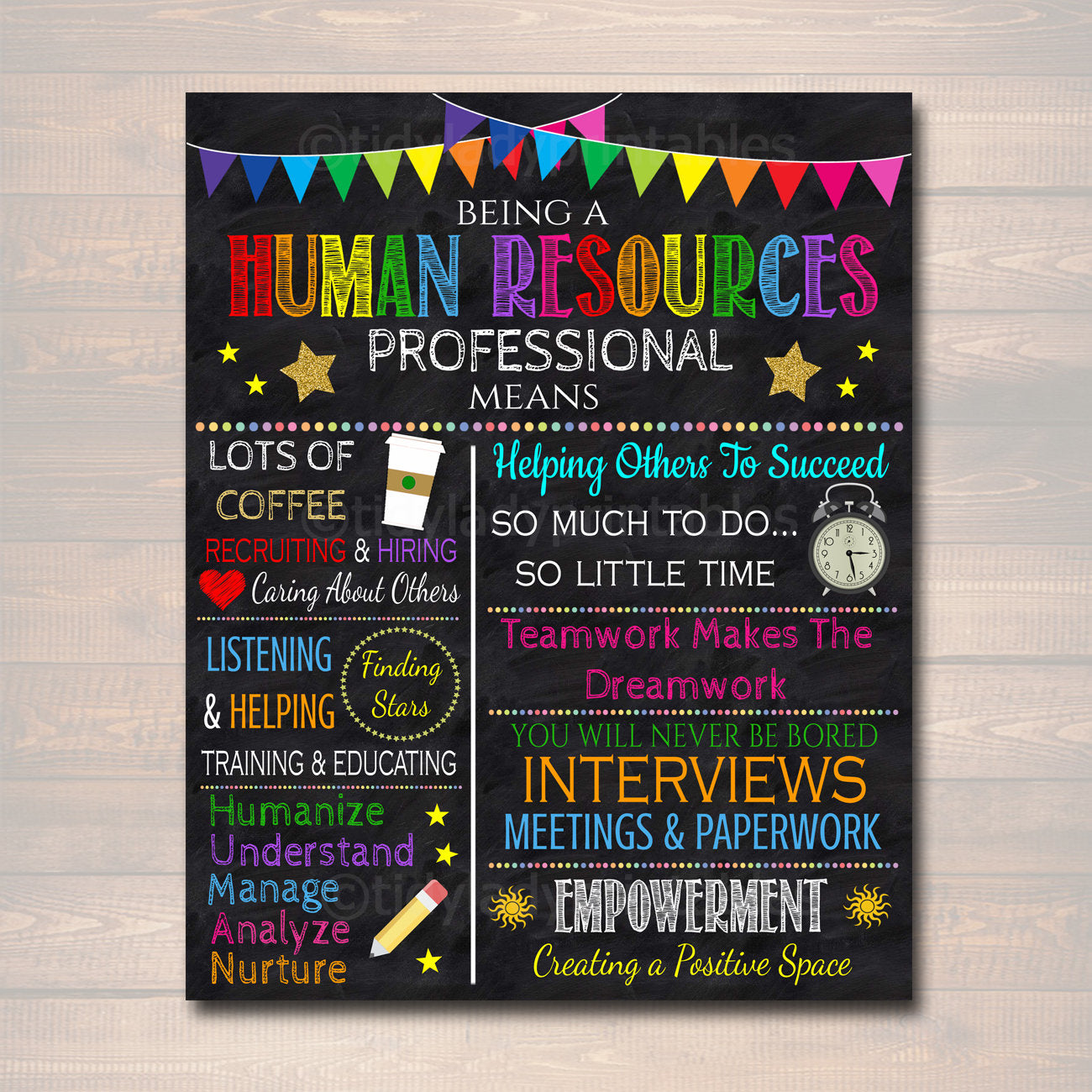 Human Resources Professional Inspirational Art Printable — TidyLady  Printables