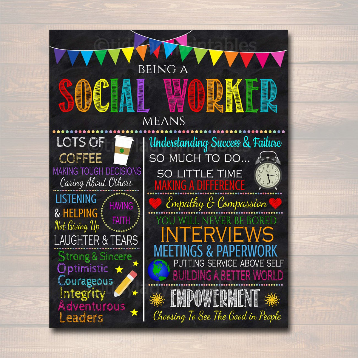 School Social Worker Poster | TidyLady Printables