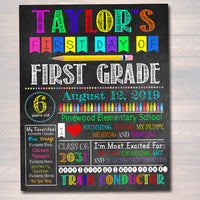 First Day Of School Sign | TidyLady Printables